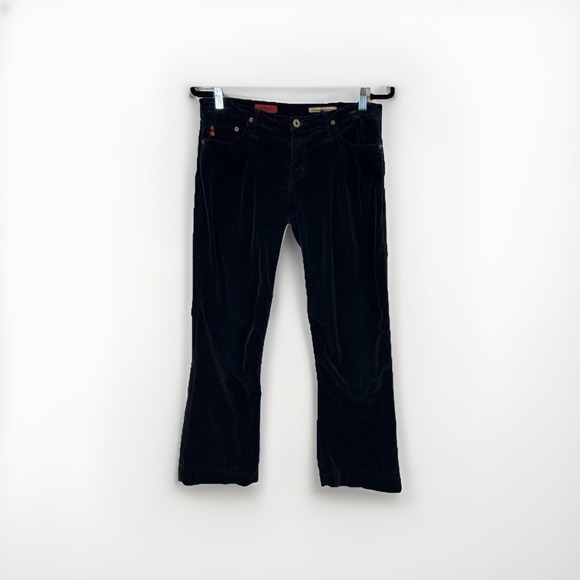 Ag Adriano Goldschmied Pants - Adriano Goldschmied AG Womens Jeans Pants The Angel 30 Regular Velvet Blue Boot